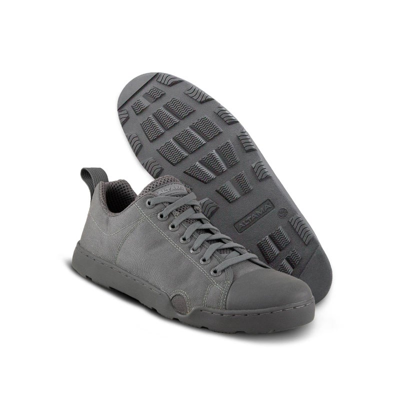 Altama Unisex Maritime Assault Low Boots, Dive Fin-Compatible Tactical Sneakers with Air Mesh Lining & Water Drainage Ports, Wolf Gray, 10.5 Women/9 Men - Image 1